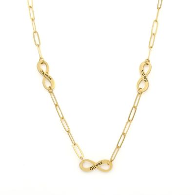 Infinity Name Necklace [18K Gold Plated]