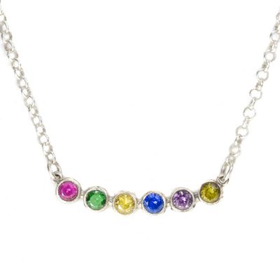 Joys of Life Birthstone Necklace [Sterling Silver]