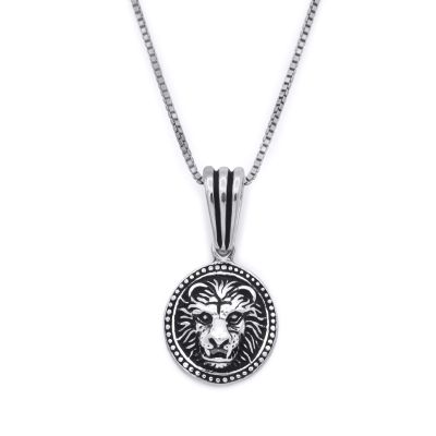 Leo Amulet Men Necklace [Sterling Silver]