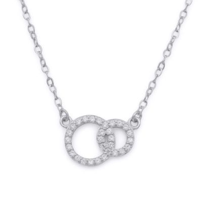 Linked Circles Necklace [Sterling Silver]