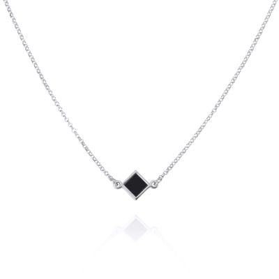 Maria Necklace with Nano Bible [Sterling Silver]