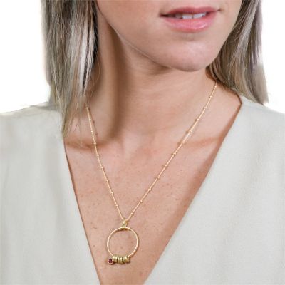 A Mother's Love Name Necklace [18K Gold Plated]