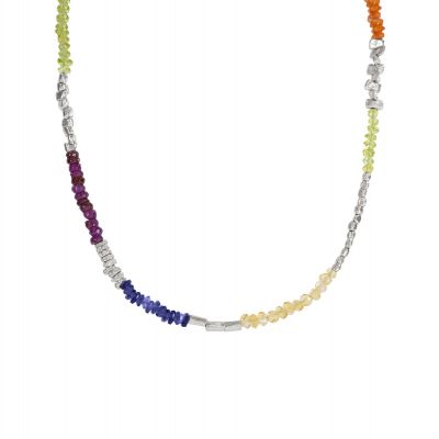 Talisa Gemstone Synergy Necklace [Sterling Silver]