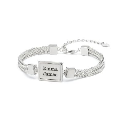 Bracelet Prénoms Précieux [Argent 925]