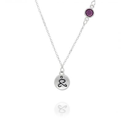 JUST BE - Sterling Silver Necklace with Swarovski® Crystal