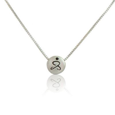 JUST BE - Sterling Silver Pendant Box Chain Necklace