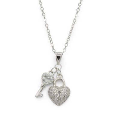 Key to My Heart Necklace [Sterling Silver]