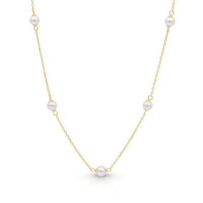 Pearl Bloom Necklace [18K Gold Plated]