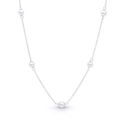 Pearl Bloom Necklace [Sterling Silver]