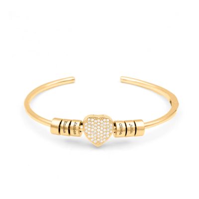 Cherished Love Name Bracelet [18K Gold Plated]