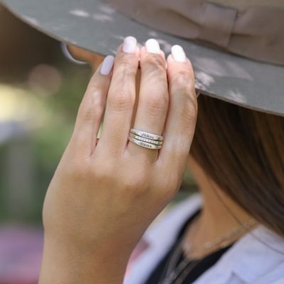 Serenity Crystal Ring [Sterling Silver]