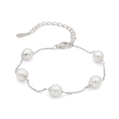 Pearl Bloom Bracelet [Sterling Silver]