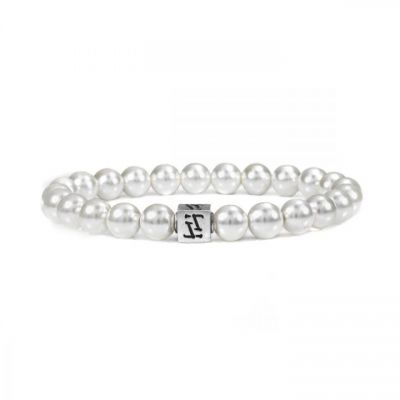 Klassisches Armband aus Perlen für Damen [Sterlingsilber]