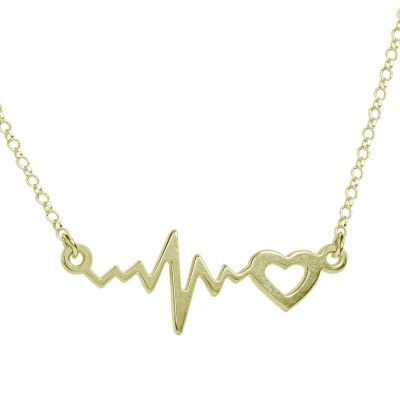 Rhythm of My Heart Necklace [Gold Plated]
