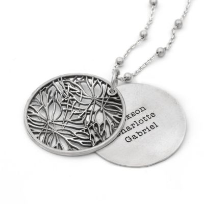 Family Roots Name Necklace [Sterling Silver]