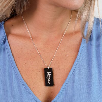 Say My Name Necklace [Sterling Silver]