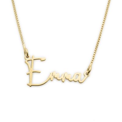Talisa Signature Script Name Necklace [18K Gold Plated]
