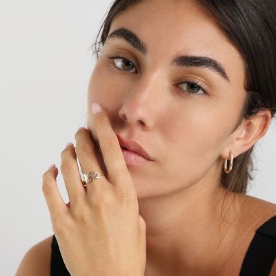 Signature Style Ring - 2 Names [18K Gold Vermeil]