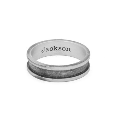 Classic Name Ring for Men [Sterling Silver]