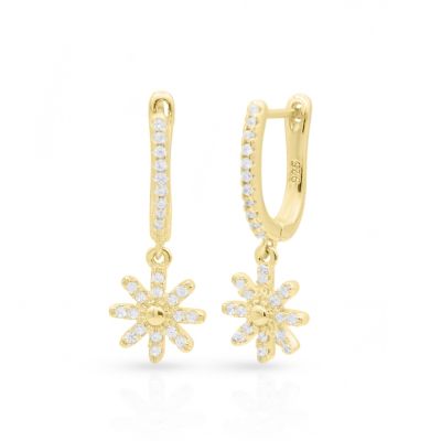 Sitara Crystal Earrings [18K Gold Vermeil]
