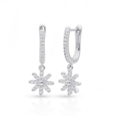 Sitara Crystal Earrings [Sterling Silver]