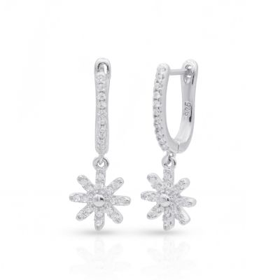 Sitara Crystal Earrings [Sterling Silver]