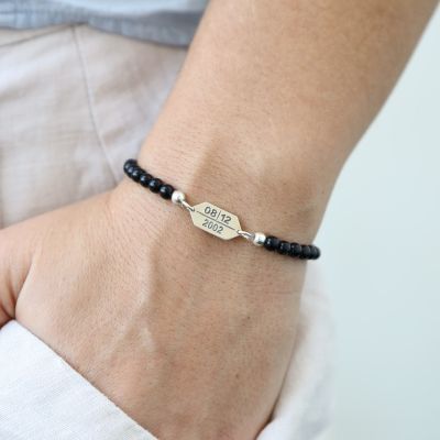 Bracelet Marque Claire Onyx Souvenirs [Argent 925]