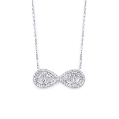 Sparkle of Infinity Necklace [Sterling Silver]