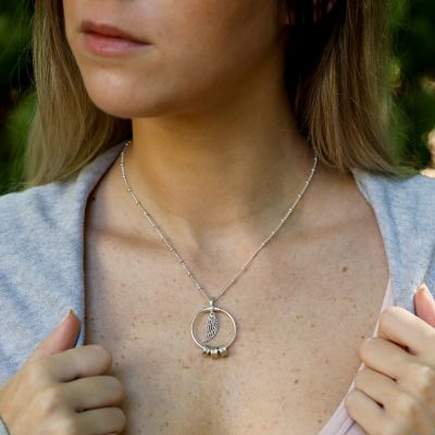 Forever Family Name Necklace [Sterling Silver]