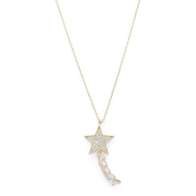 Starry Shine Pave Necklace [18K Gold Plated]