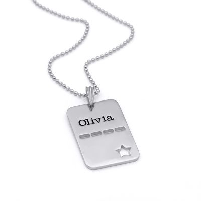 Stellar Moments Personalized Necklace [Sterling Silver]