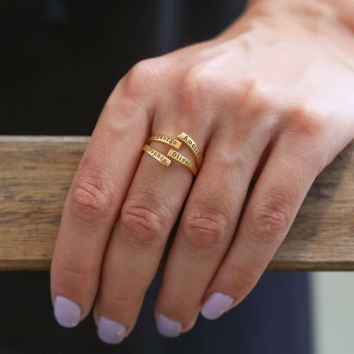 Schwan Ring - 4 Namen [417er Gold]