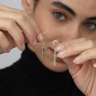 Talisa Signature Name Earrings [18K Gold Vermeil]