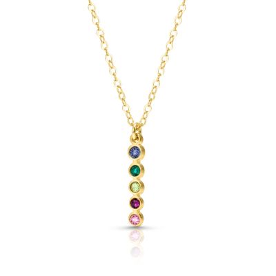 Talisa Sterren Geboortesteen Ketting [18K Goud Vermeil]