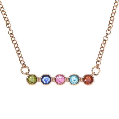 Talisa Stars Necklace Horizontal [Rose Gold Plated]
