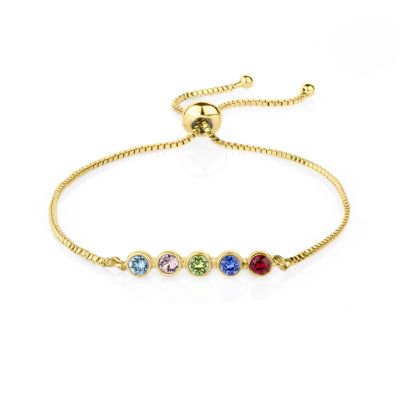 Gold Bracelet forWomen with Swarovski crystals