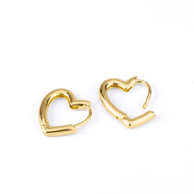 Tender Heart Earrings [18K Gold Plated]