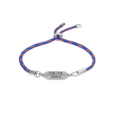Cherished Touch Date Bracelet - Sterling Silver