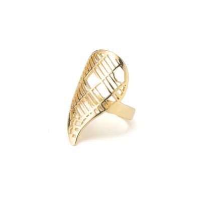 Threads Of Life Map Ring [18K Gold Plated]