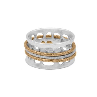 Threads of Life Spinner Ring [Sterling Silver]