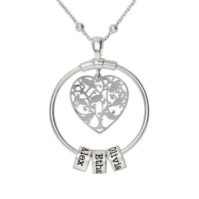 Charms of My Heart Name Necklace [Sterling Silver]