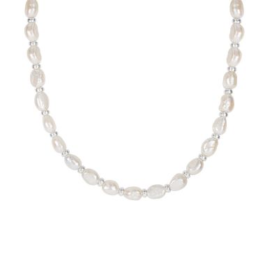 Talisa Moments Pearl Necklace [Sterling Silver]