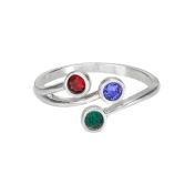 Bague Racines d’Amour – 3 Pierres [Argent 925]