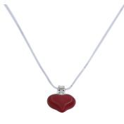 Crimson Heart Necklace [Sterling Silver]