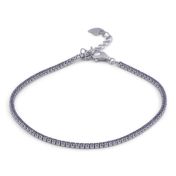 Lustre Tennis Bracelet [Sterling Silver]