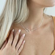 Collana Sii Te Stesso con Iniziale [Argento 925]