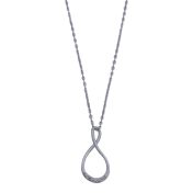 Sparkling Infinity Necklace [Sterling Silver]