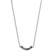 Rainbow Curve Necklace [Sterling Silver]