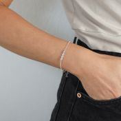 Bracciale Stelle Luccicanti [Argento 925]