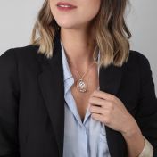 Collier Arbre Familial avec Noms [Argent 925] 